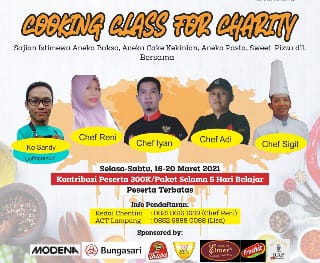 Komunitas Chef Lampung Gelar Cooking Class Di Kedai Centini